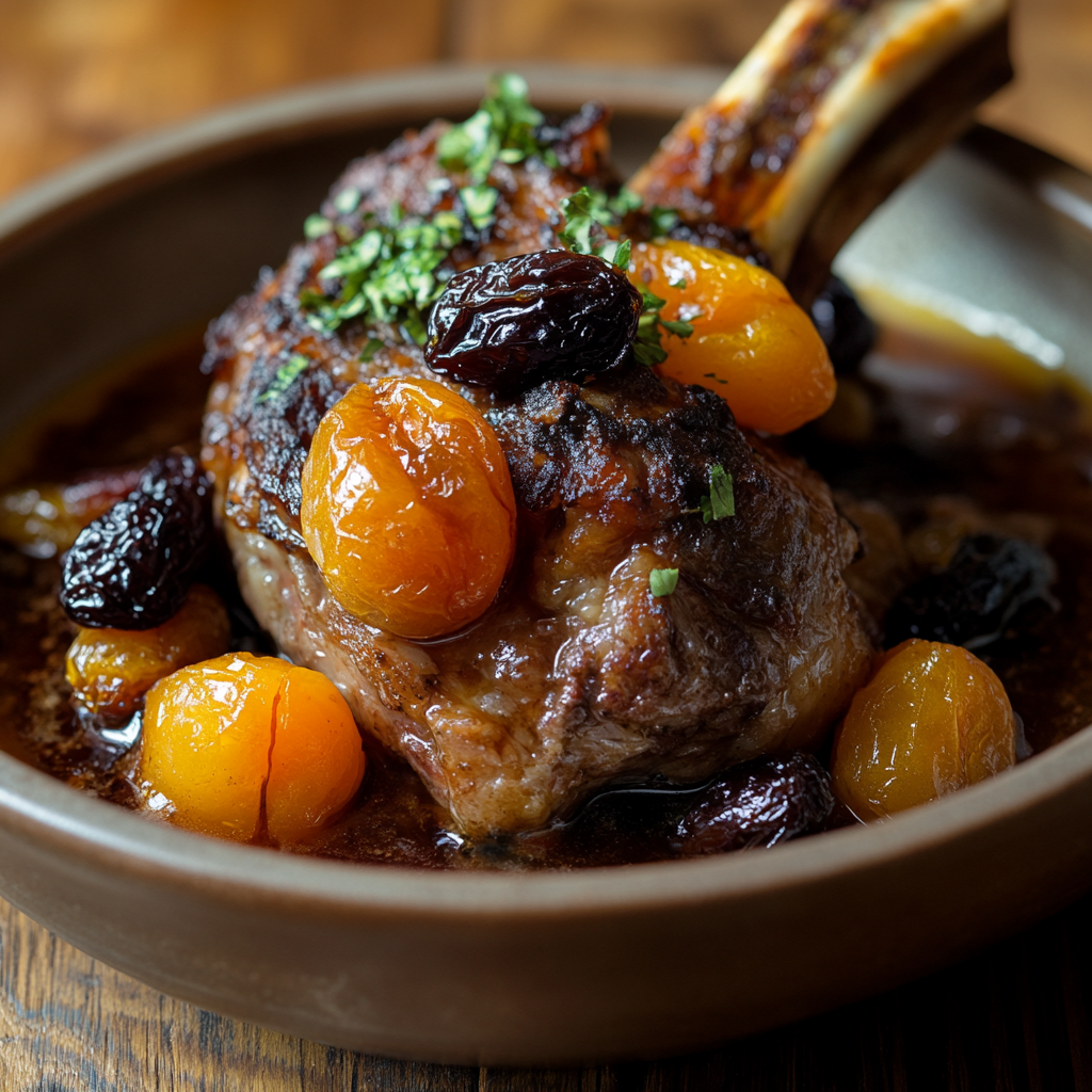 mebmbel Slow cooked lamb dish garnished with vibrant dried apri d01e3324 9847 418c 9dcf 2e42b1df6909