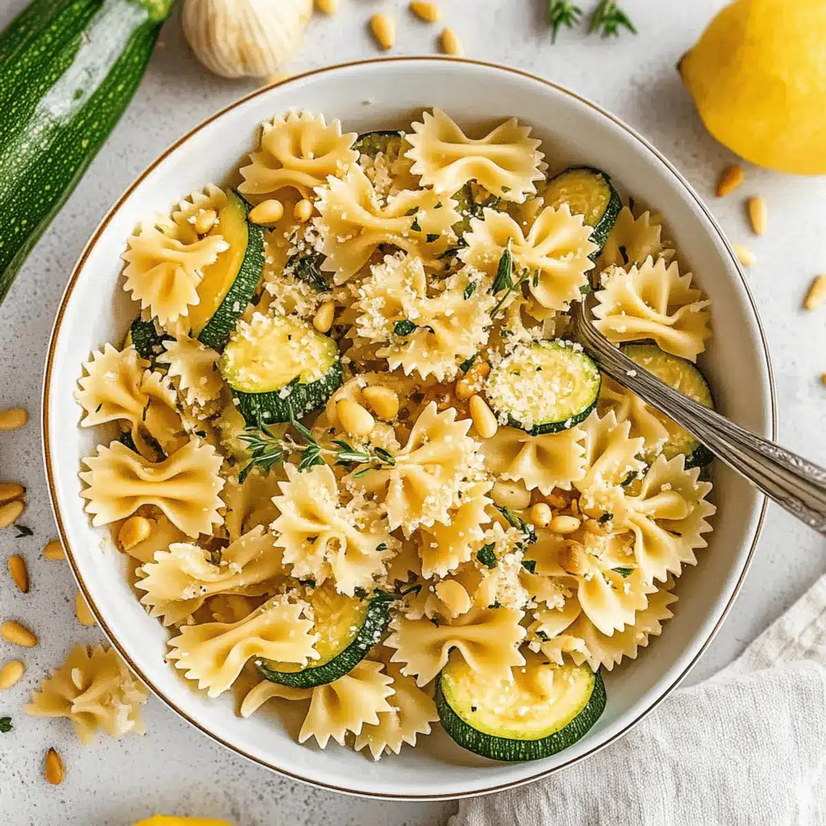 Lemon Zucchini Pasta