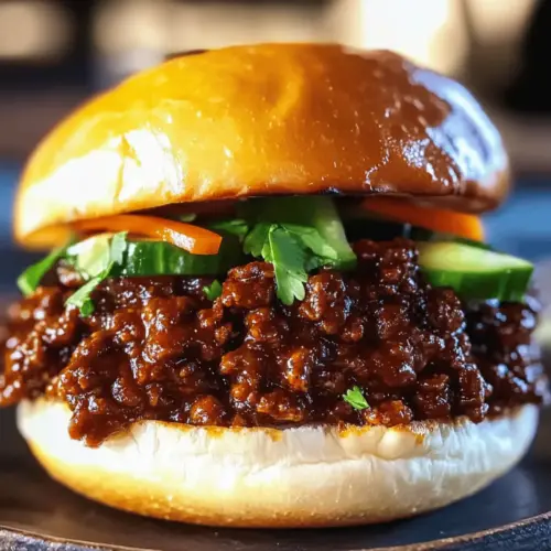 Korean Beef Sloppy Joes