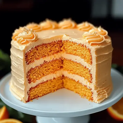 Orange Velvet Cake with Orange Cream Cheese Frosting