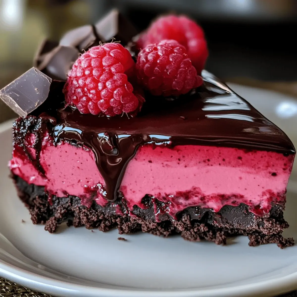 Irresistible Chocolate Raspberry Cheesecake Bliss at Home 4 Chocolate Raspberry Cheesecake