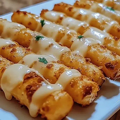 Crispy Hungarian Potato Cheese Sticks