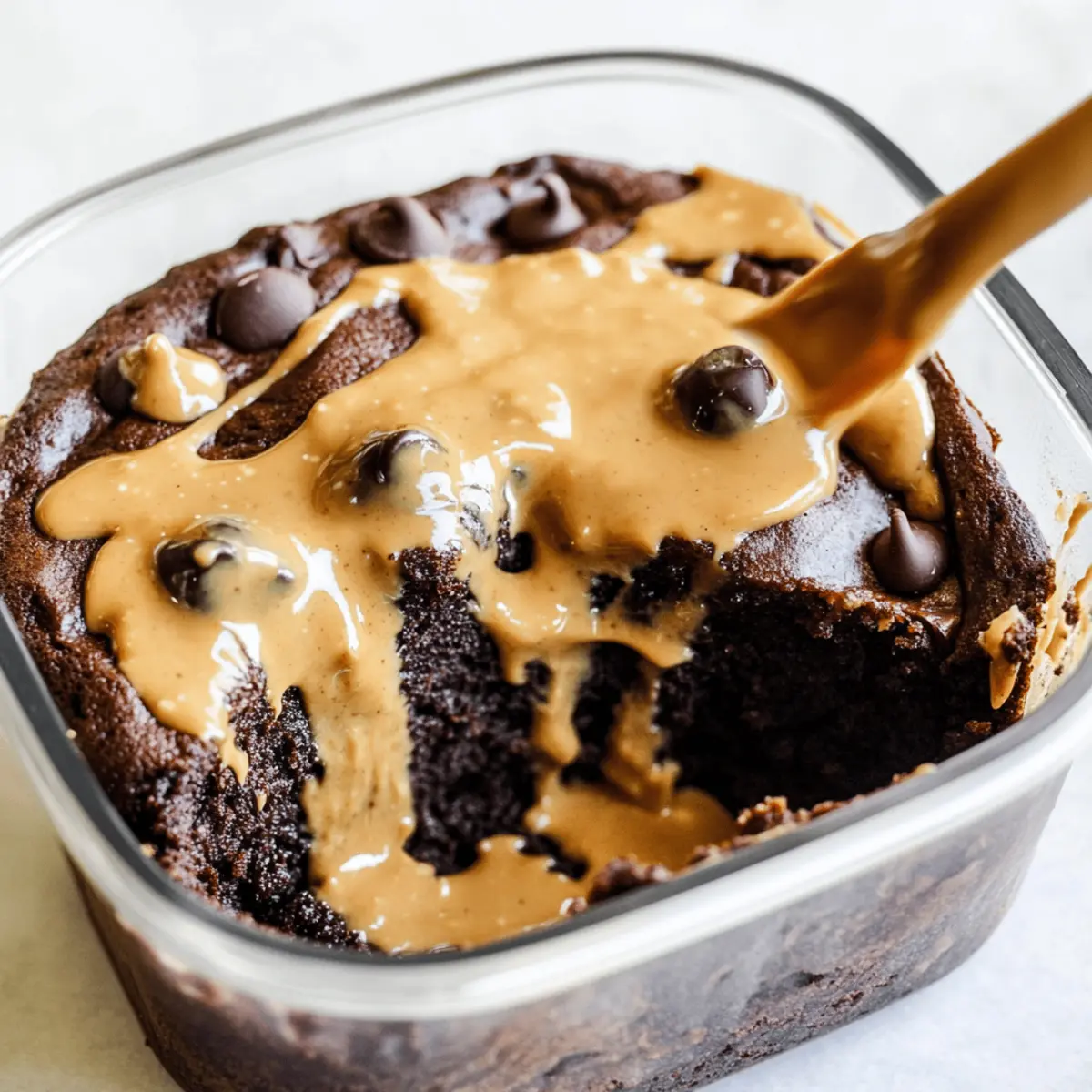 Decadent Chocolate Peanut Butter Mug Cake in 90 Seconds 4 Chocolate Peanut Butter Mug Cake
