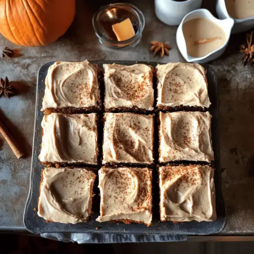Pumpkin Chai Cake with Brown Butter Frosting