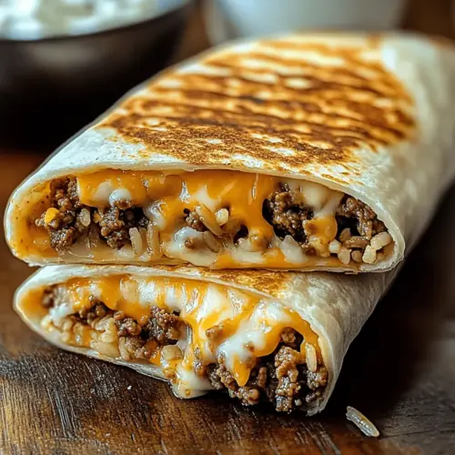 Easy Grilled Cheese Burrito