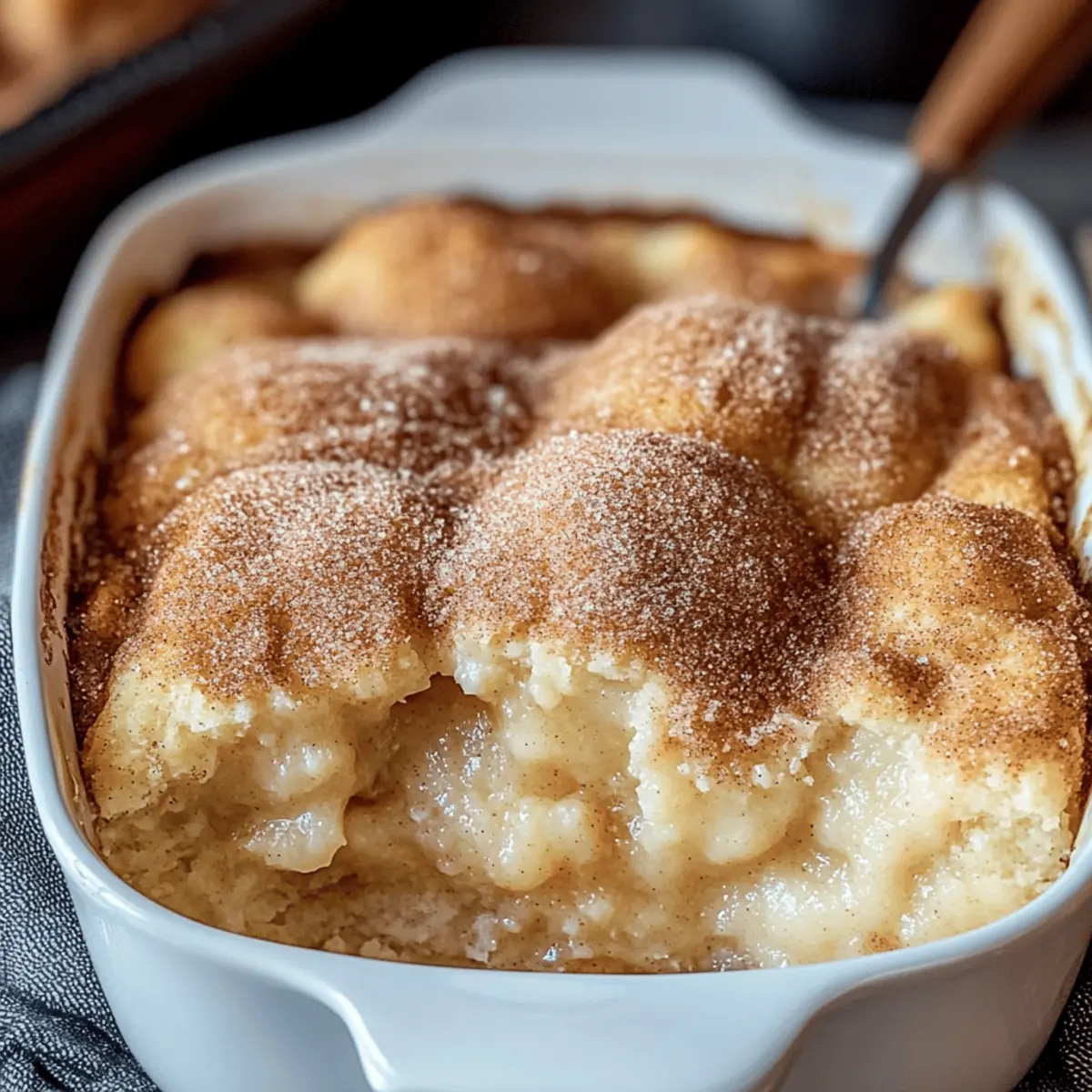 Snickerdoodle Cobbler