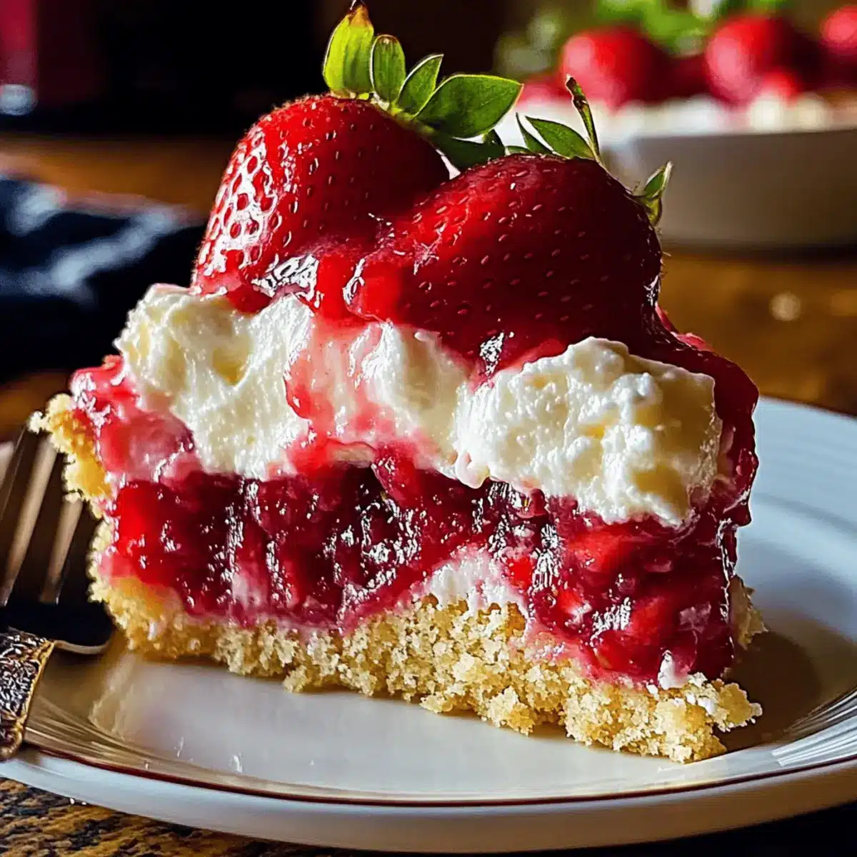 Strawberry Cheesecake Dump Cake