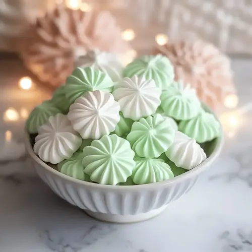 Piped Cream Cheese Mints