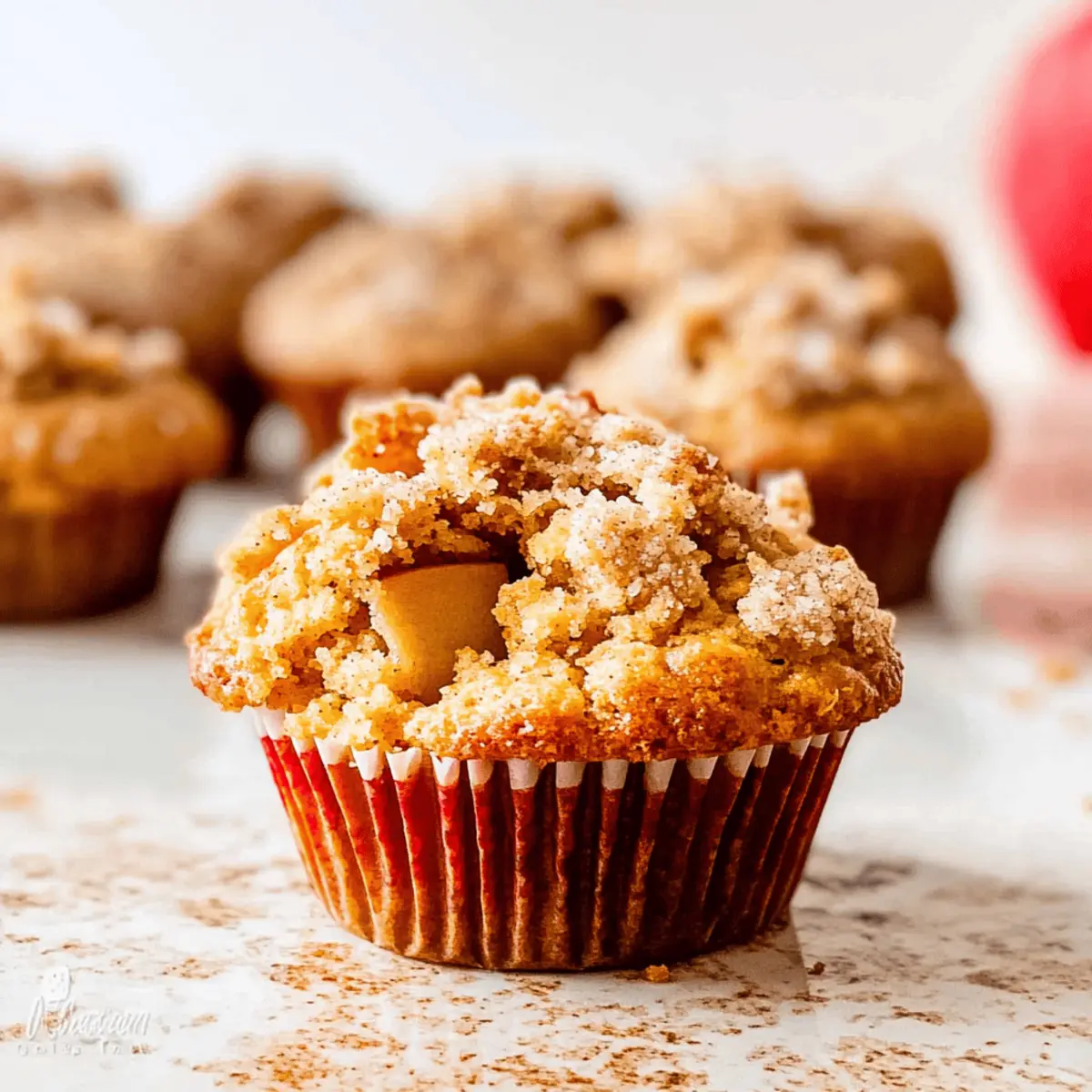 Apple Pumpkin Streusel Muffins Small Batch