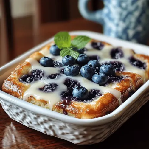 Blueberry Buttermilk Pancake Casserole
