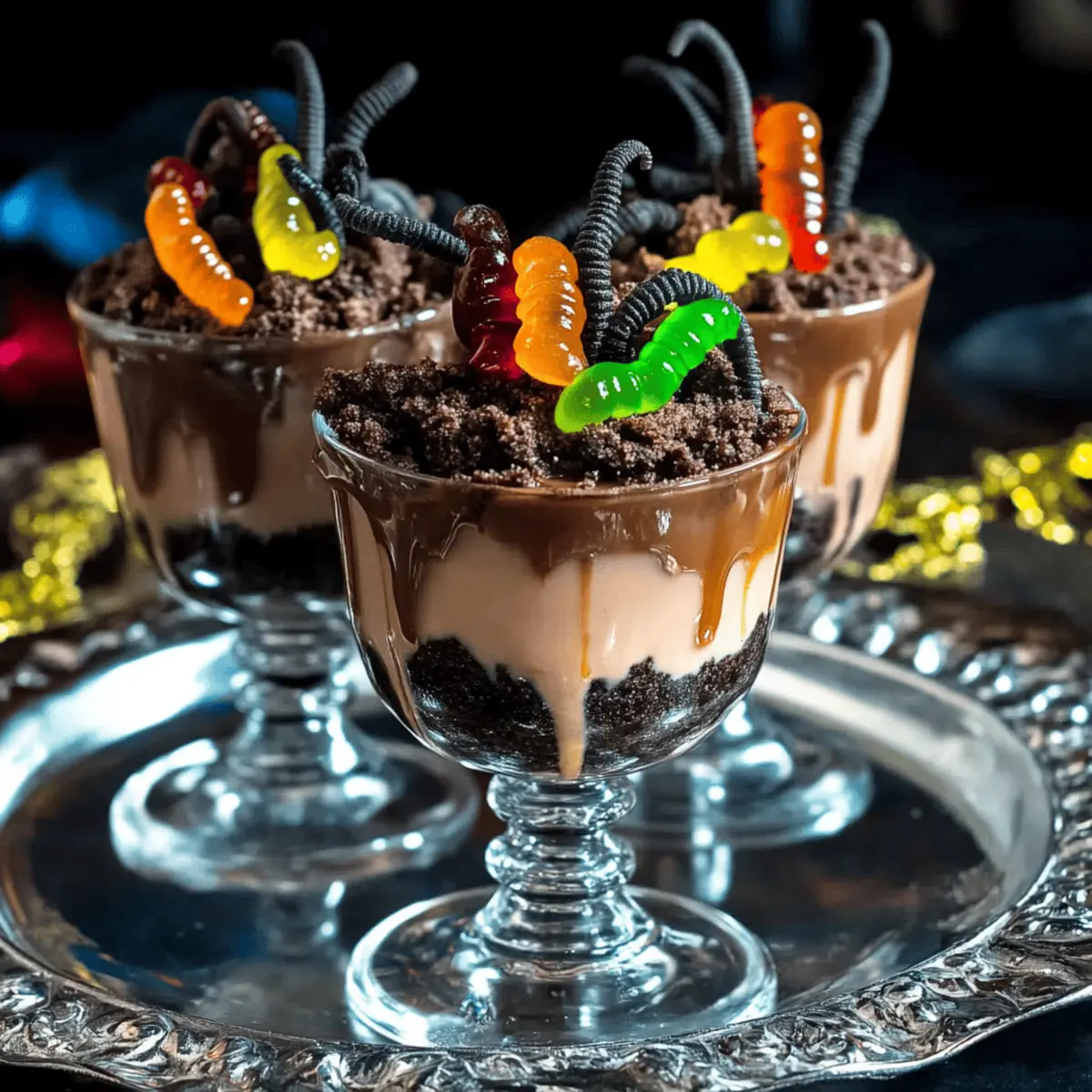 Boozy Dirt Cake with Whiskey Caramel Sauce jsytch