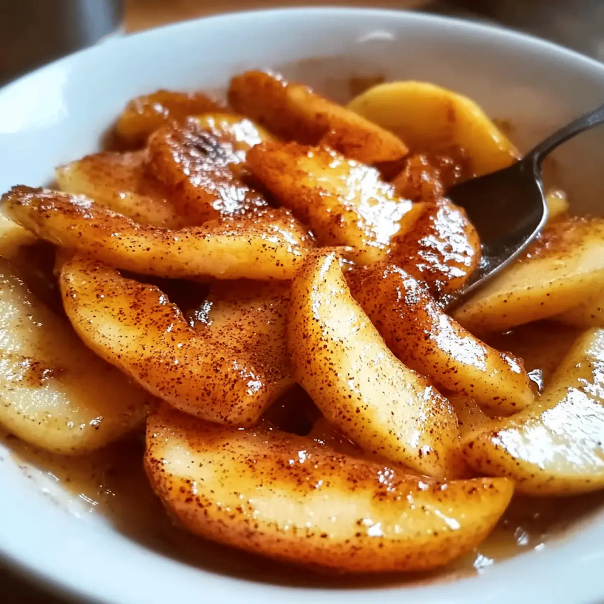 Easy Baked Apple Slices with Cinnamon vzai50