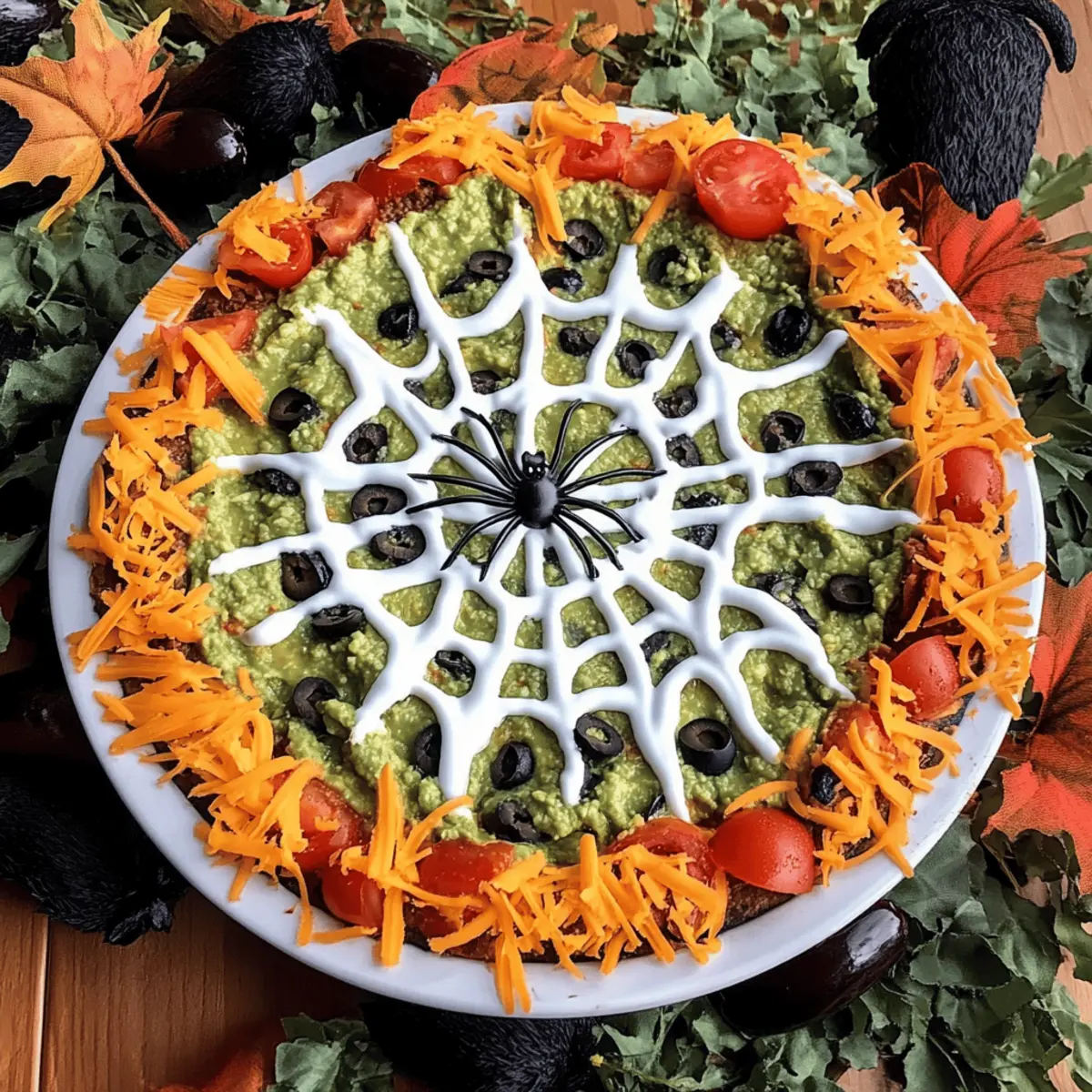 Halloween Taco Dip bgjqzg