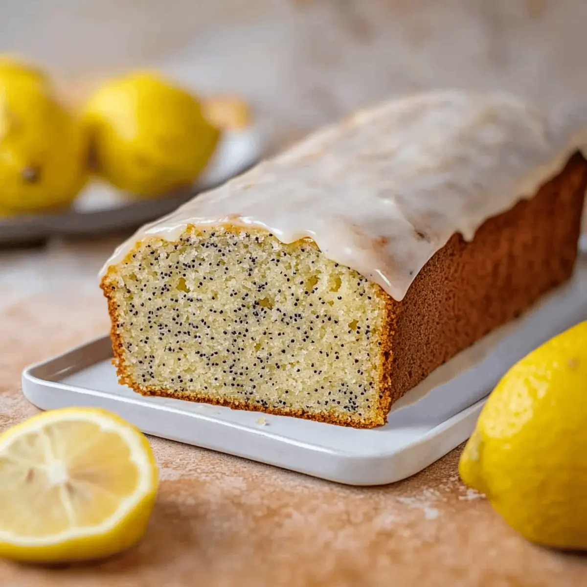 Lemon Poppy Seed Loaf Cake pwf354
