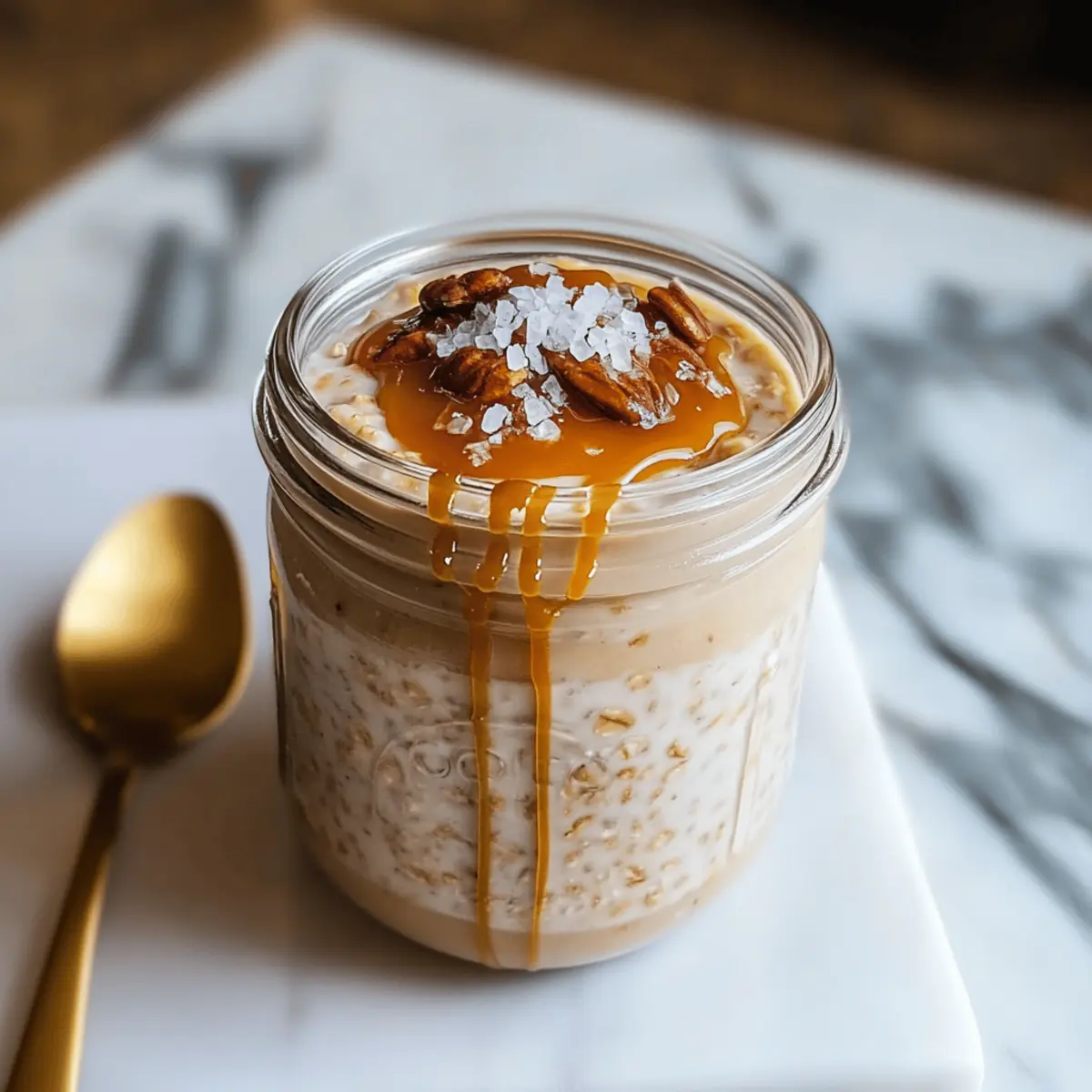 Salted Caramel Overnight Oats mujyqk