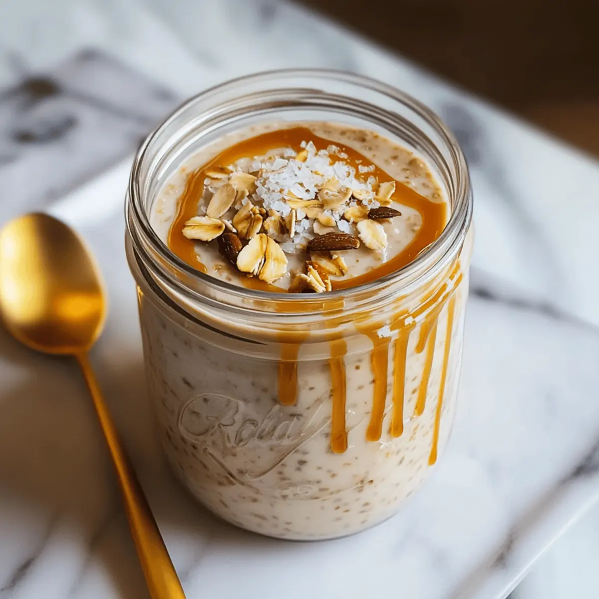 Salted Caramel Overnight Oats wwqh18