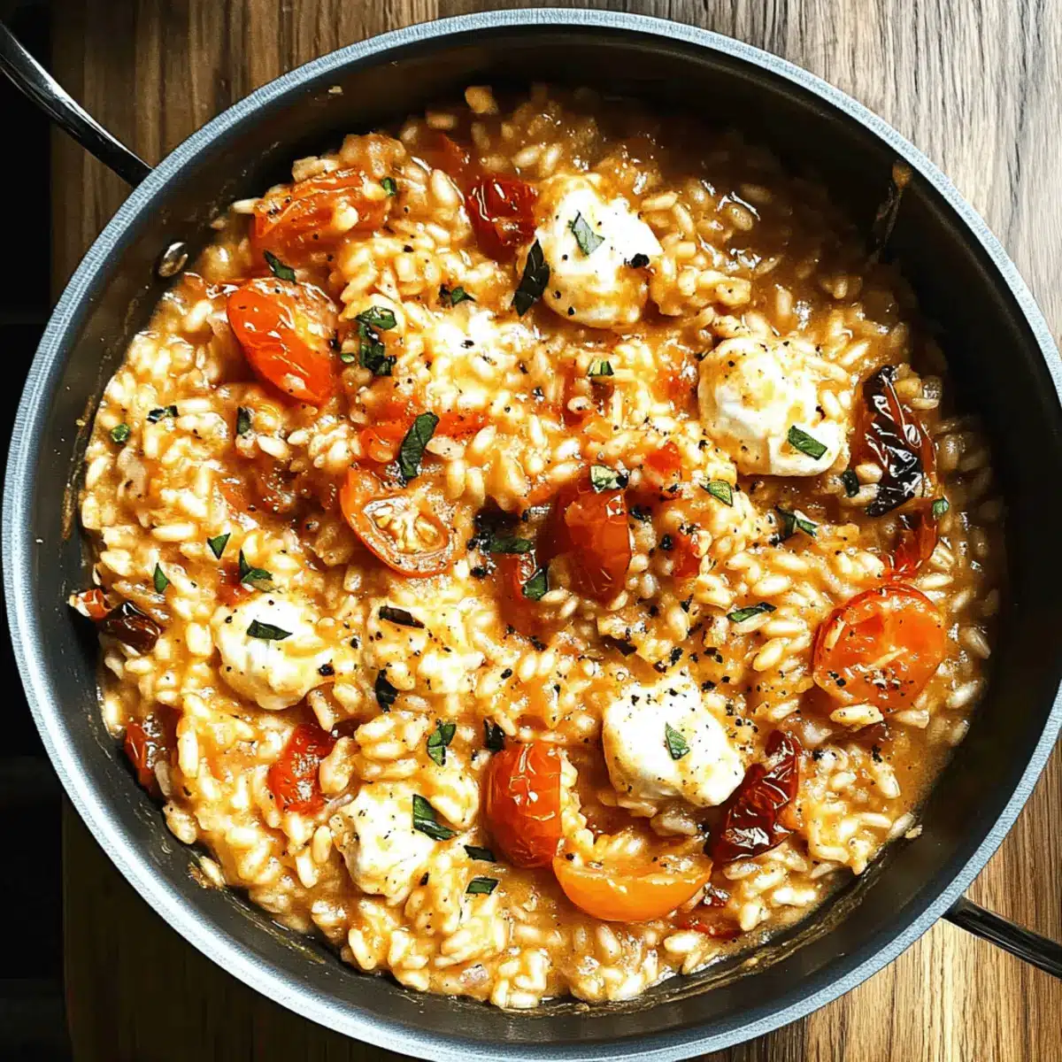 Tomato Mozzarella Risotto fusnlh