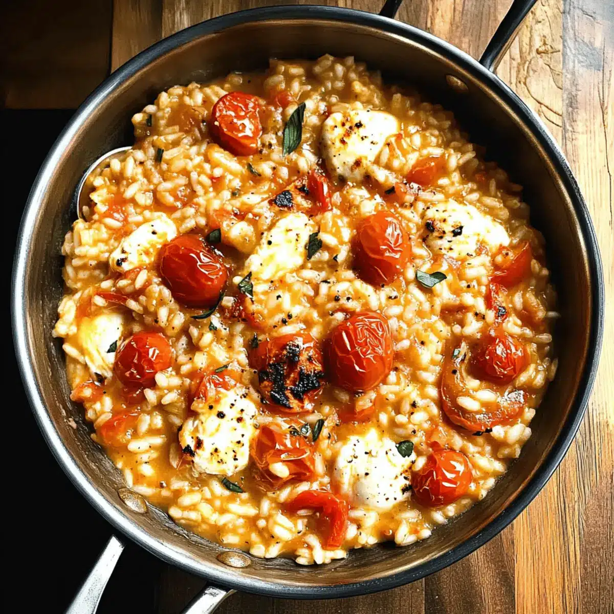 Tomato Mozzarella Risotto mzgpnn