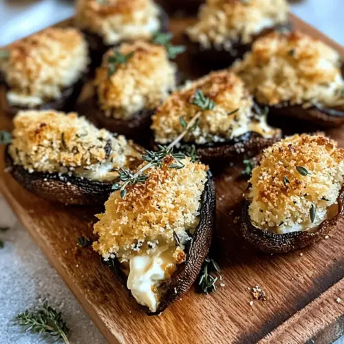 Stuffed Morel Mushrooms
