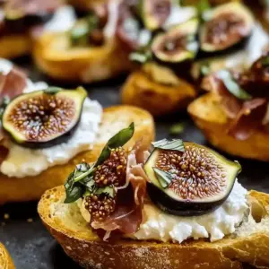 Golden Fig Bruschetta