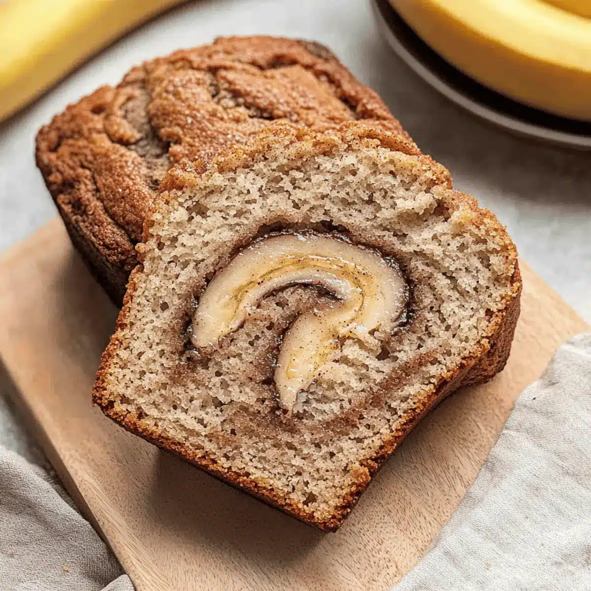 Cinnamon Swirl Banana Bread