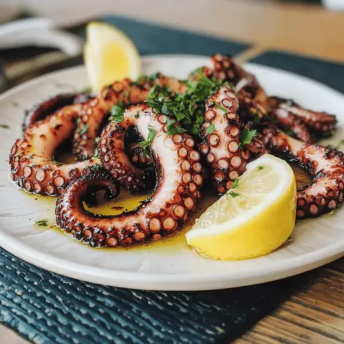 Juicy Grilled Octopus