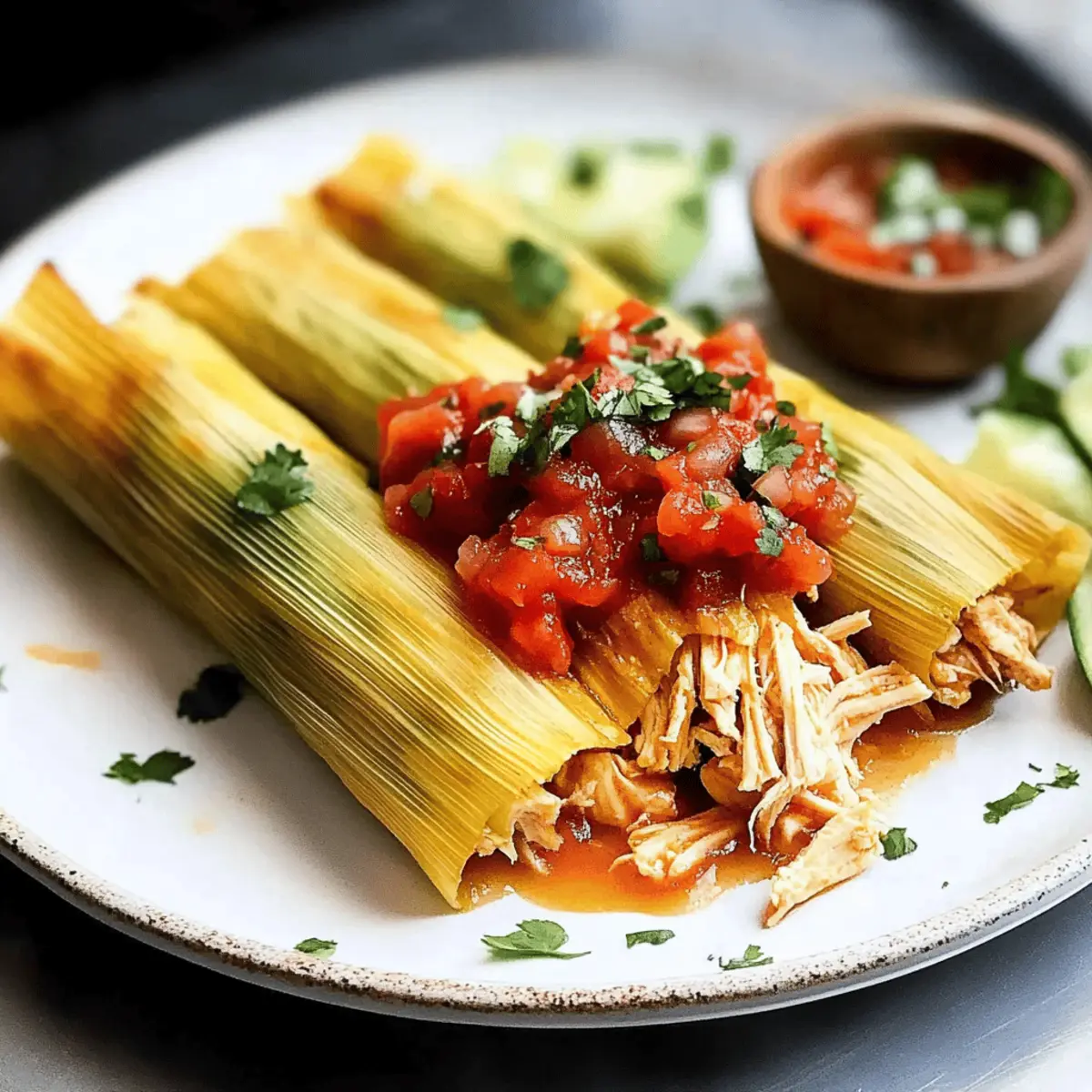Wholesome Corn Husk Chicken Tamales for Family Gatherings 4 Corn Husk Chicken Tamales