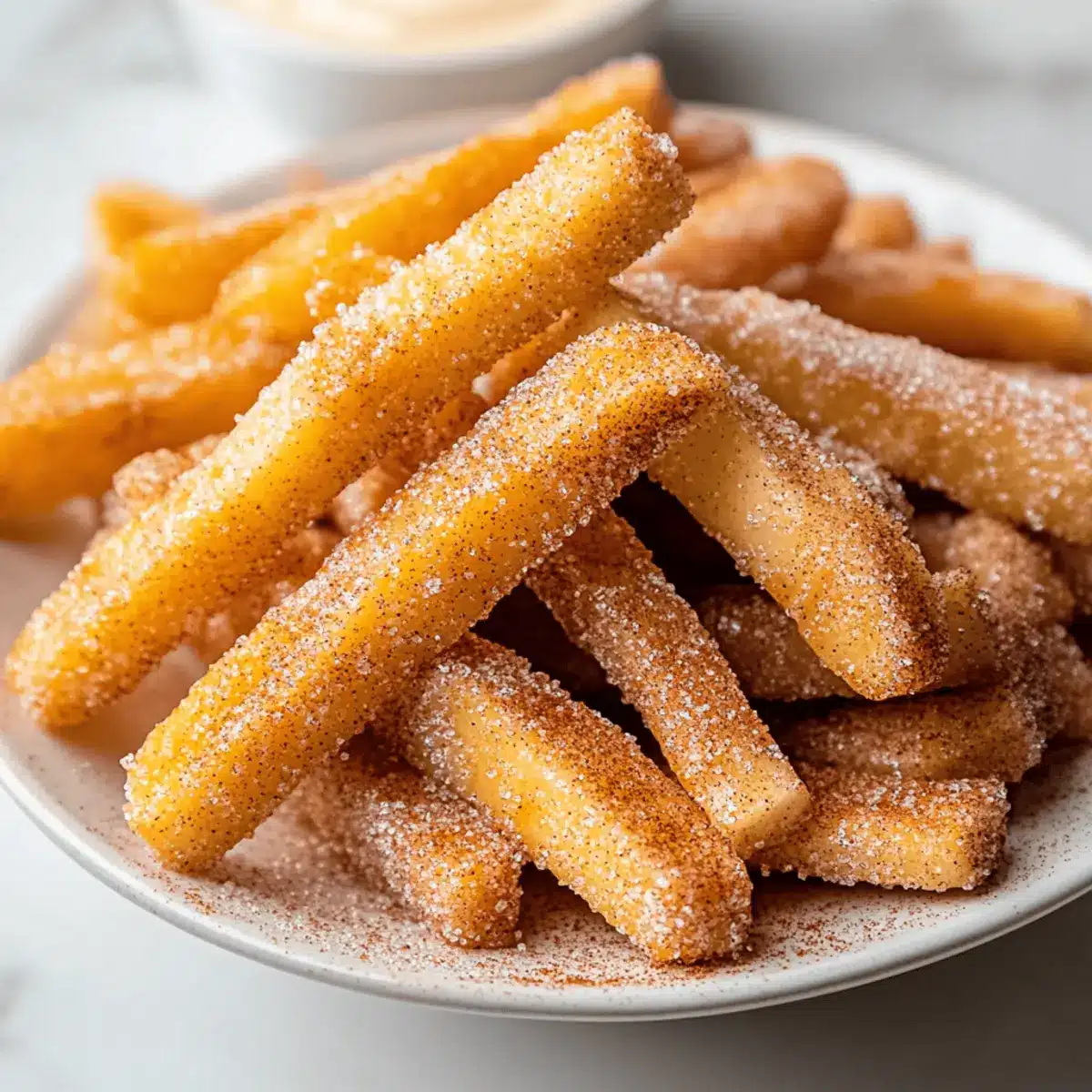 Air Fryer Apple Fries tcgzvw