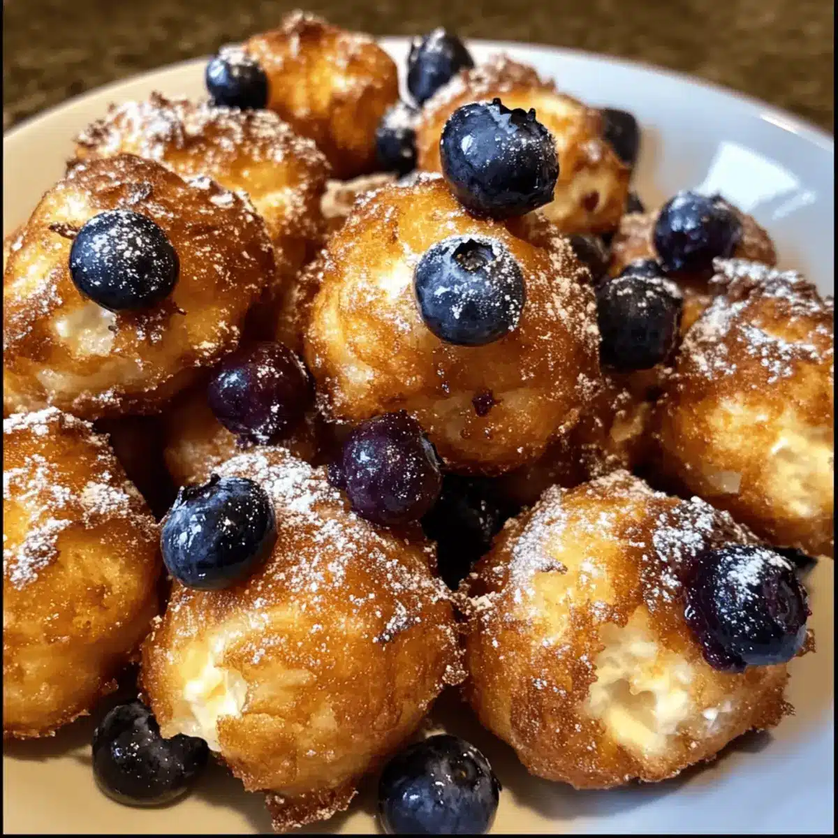 Air Fryer Blueberry Cottage Cheese Donut Holes if6jqy