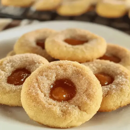 Apple Butter Thumbprint Cookies