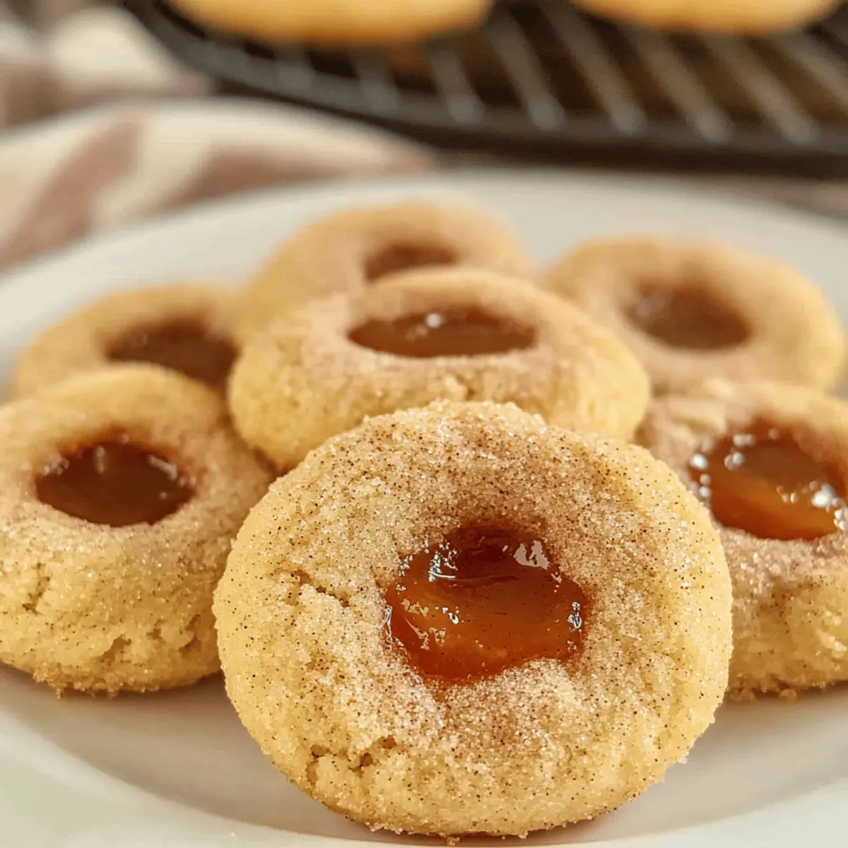 Apple Butter Thumbprint Cookies pjipkl
