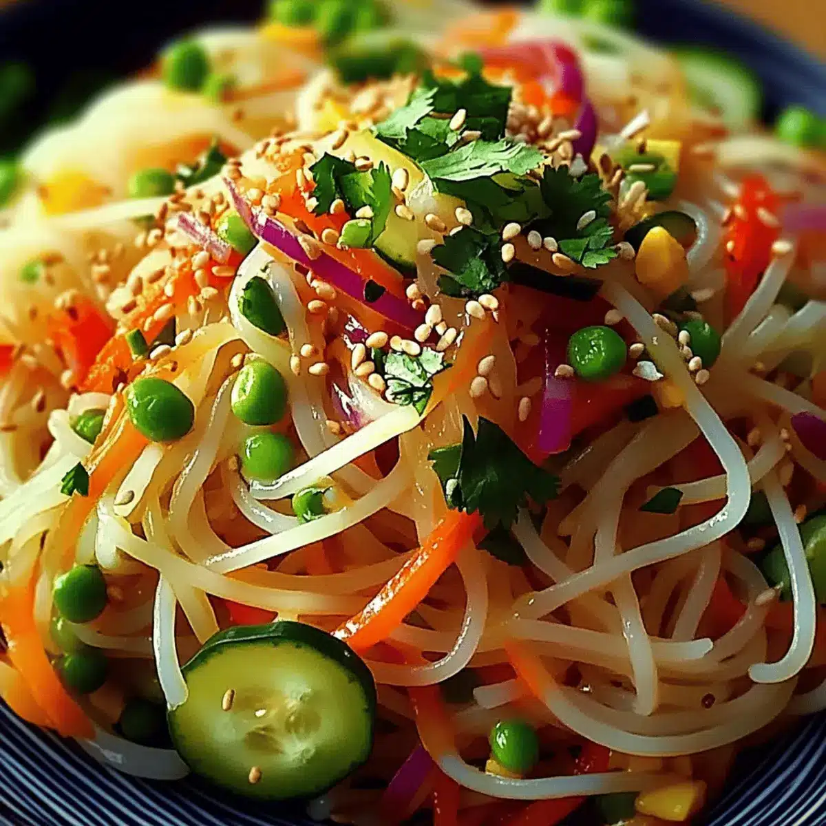 Asian Noodle Salad with Ginger