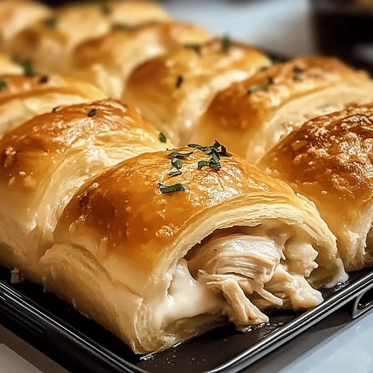 Baked Chicken Stuffed Crescent Rolls pofpb2