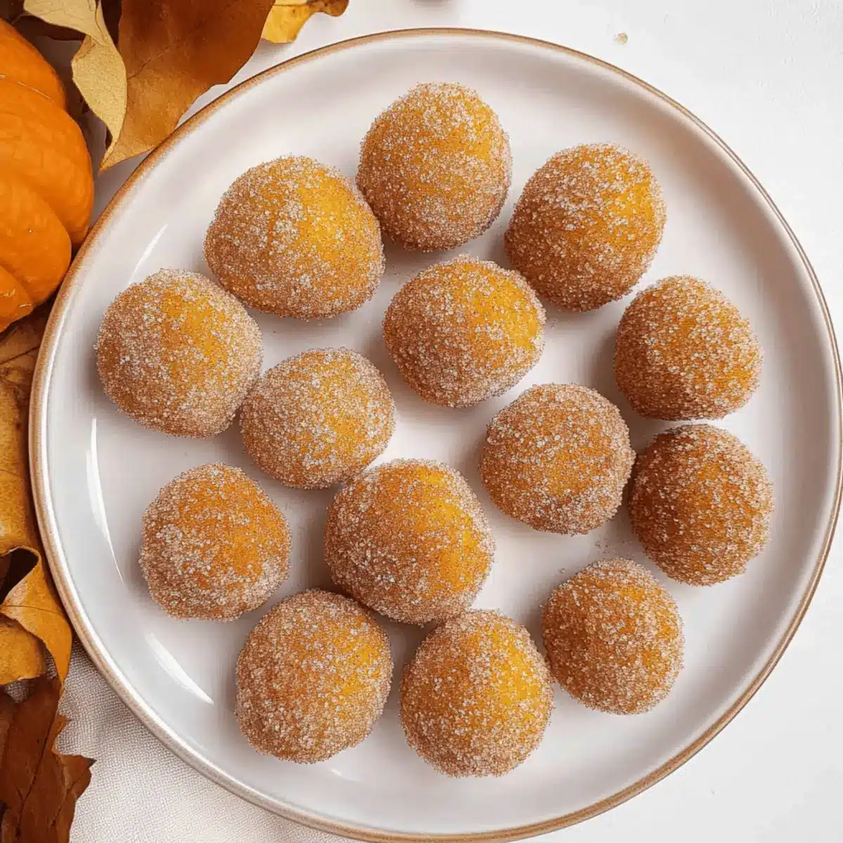 Bisquick Pumpkin Donut Holes uudowi