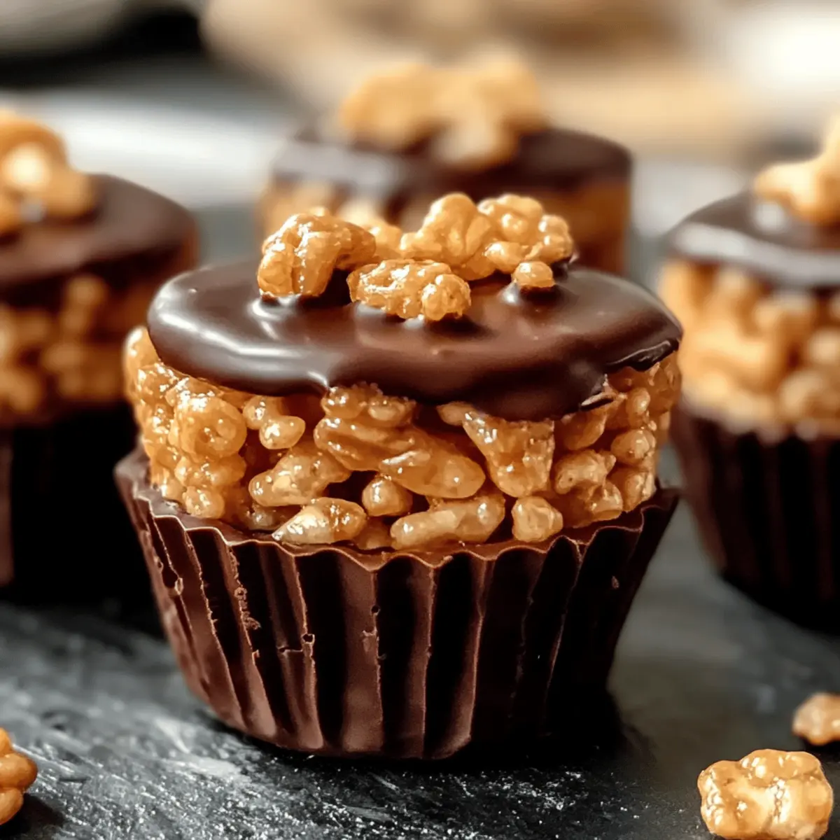 Chocolate Peanut Butter Rice Krispie Cups zmjod2