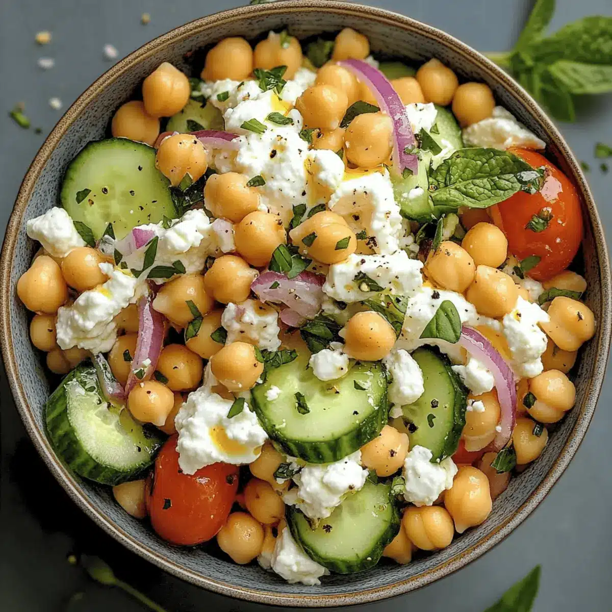 Cottage Cheese and Chickpea Salad ynf7ja