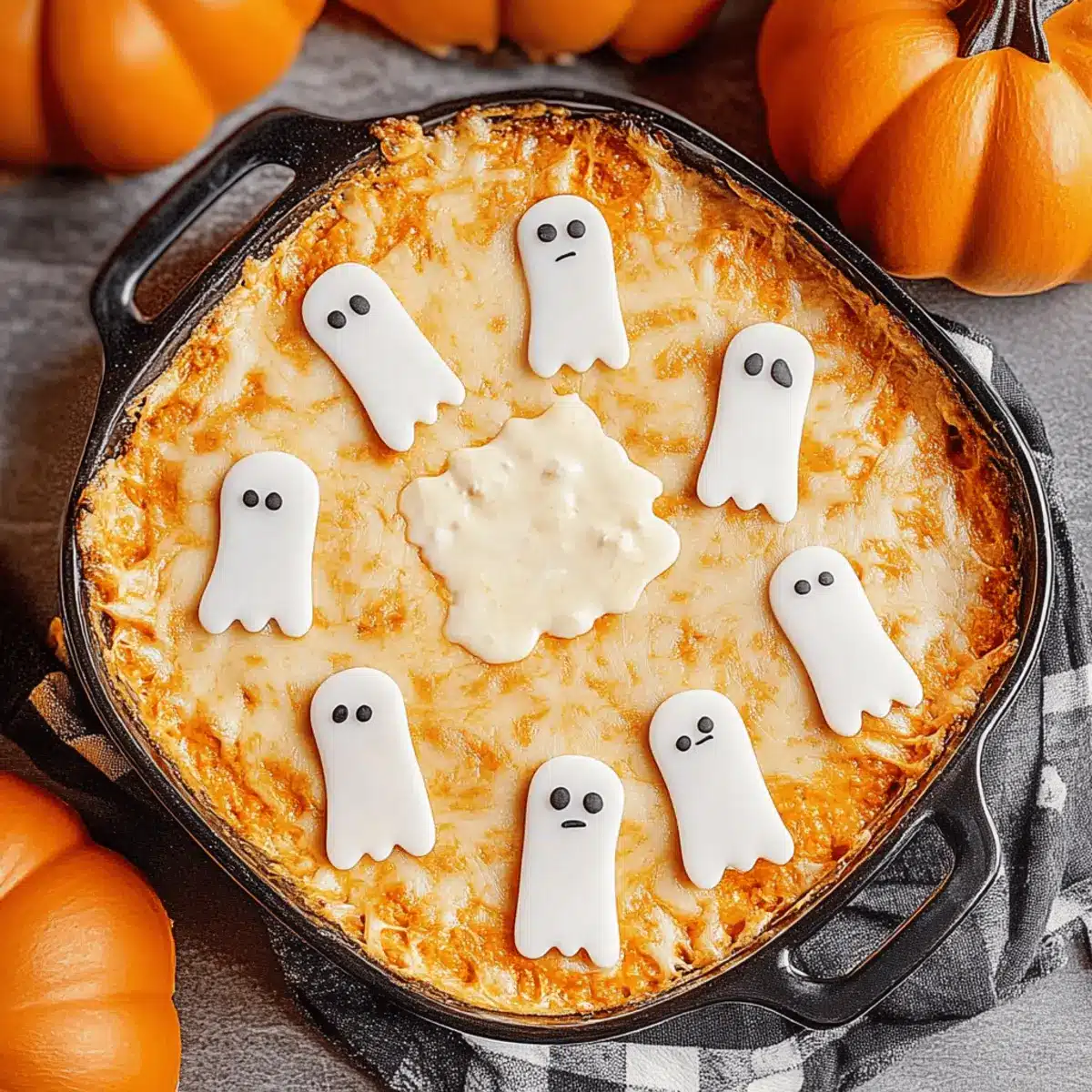 Halloween Buffalo Chicken Dip ktarbe