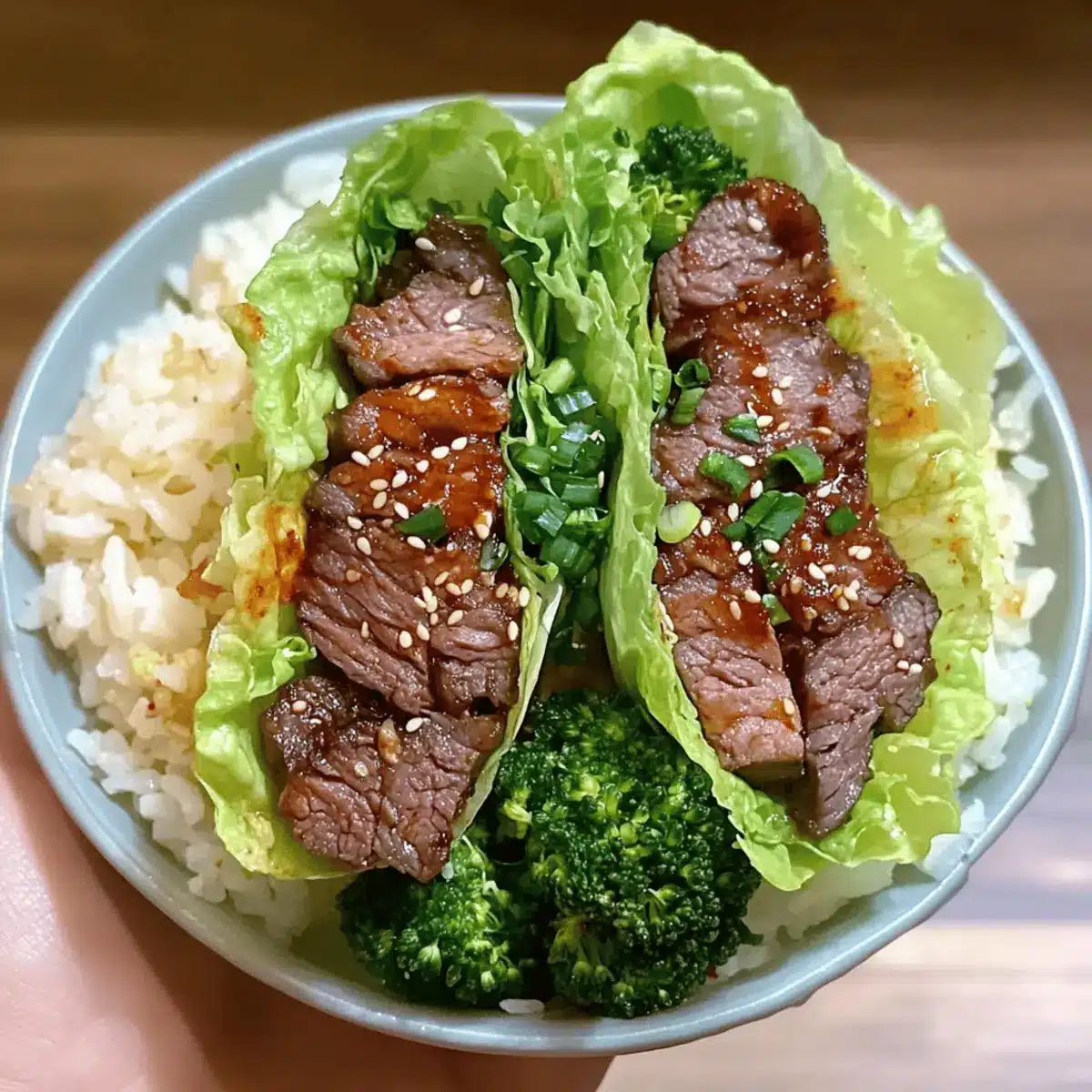 Korean BBQ Beef Lettuce Wraps j19sf9