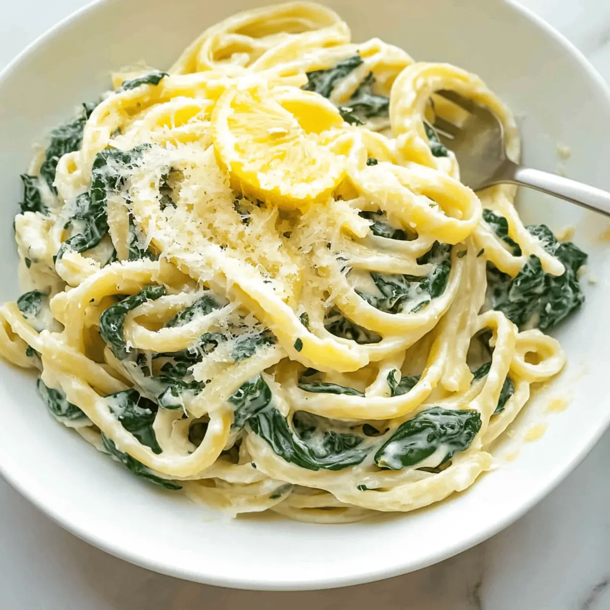 LEMON RICOTTA PASTA SPINACH gdckoq