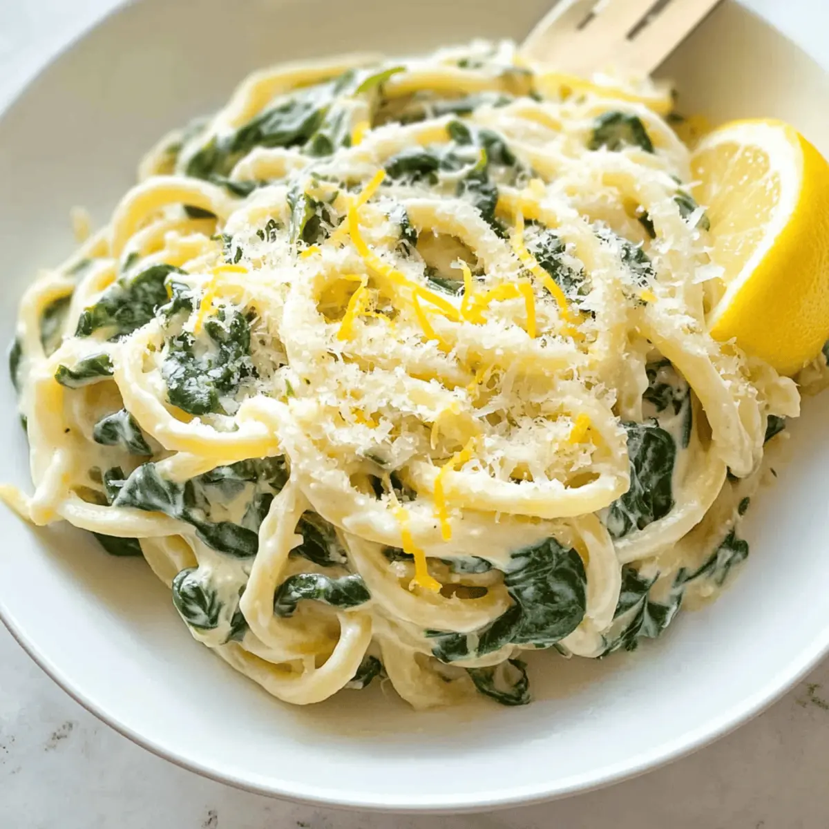 LEMON RICOTTA PASTA SPINACH tpr64i