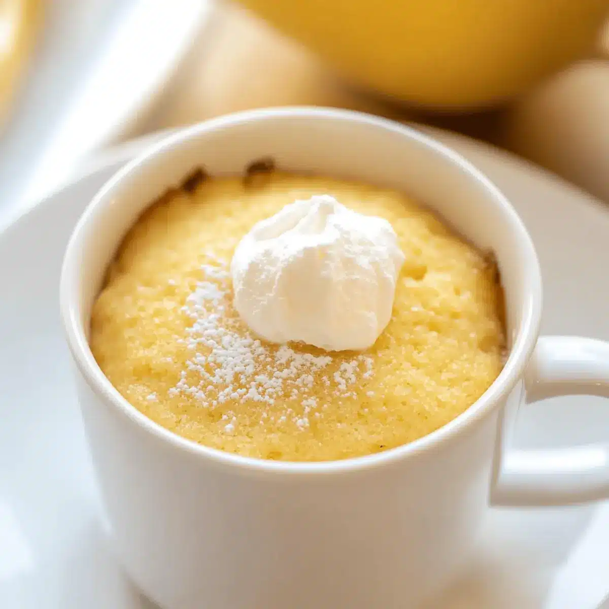 Lemon Mug Cake