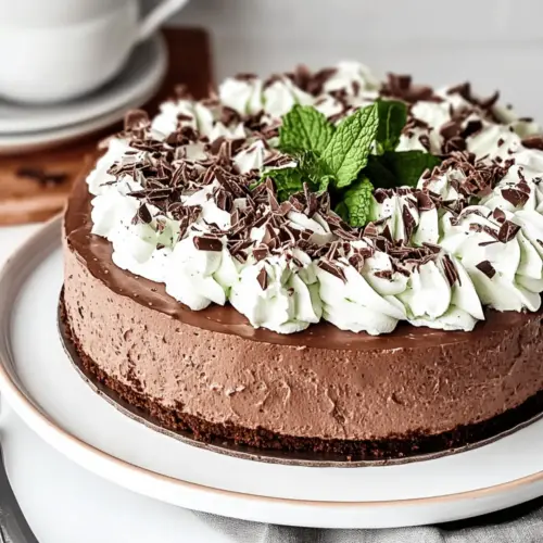 Mint Chocolate Mousse Cake