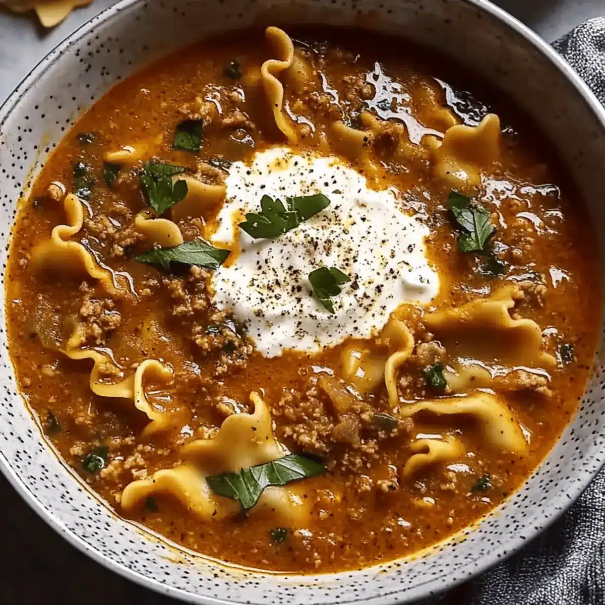 Mouthwatering One Pot Lasagna Soup That Warms Your Soul 3 Mouthwatering One Pot Lasagna Soup igqr2f