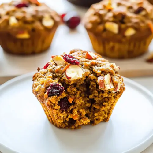 Pumpkin Morning Glory Muffins