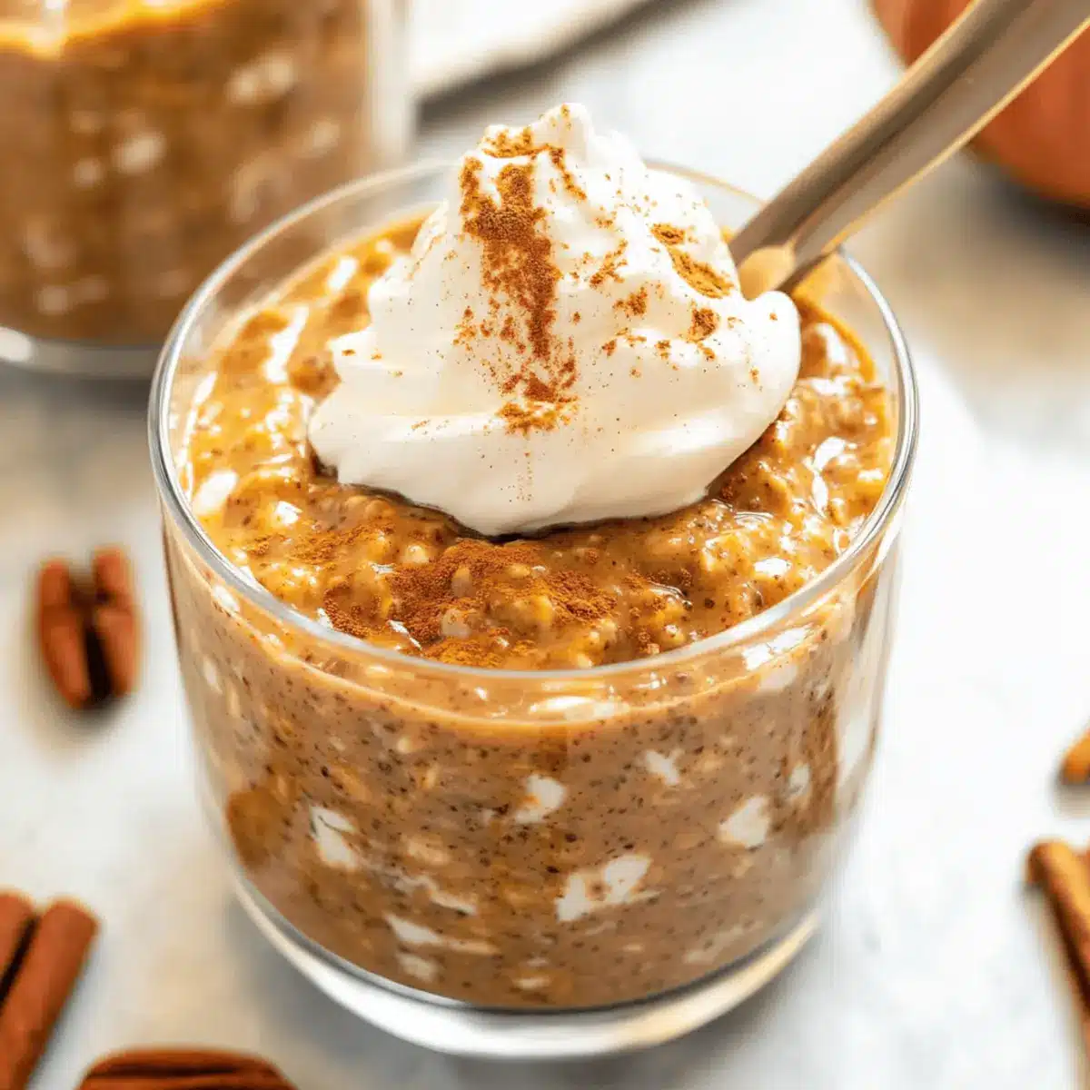 Pumpkin Pie Protein Overnight Oats for Cozy Mornings 2