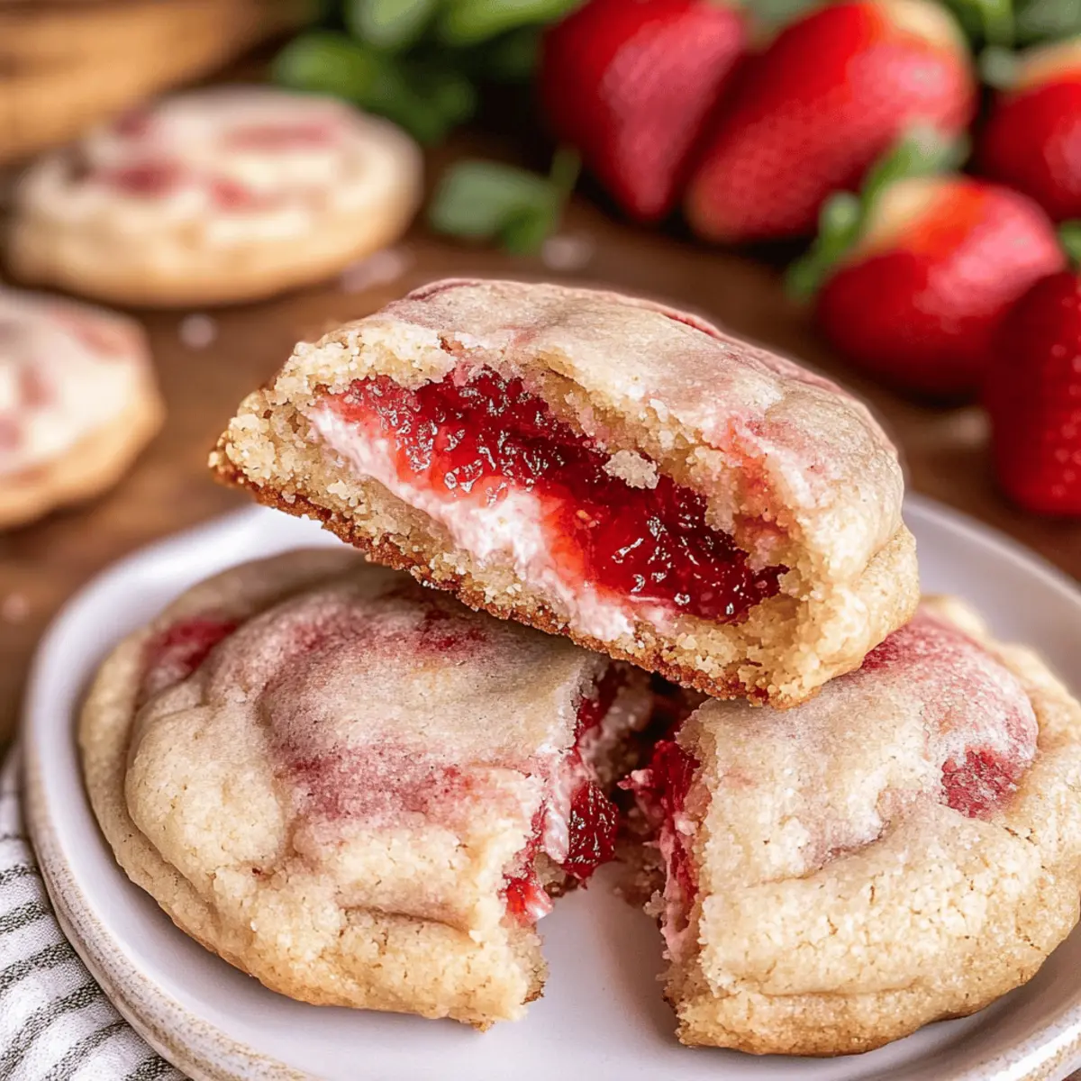 Strawberry Cheesecake Cookies l7vef9