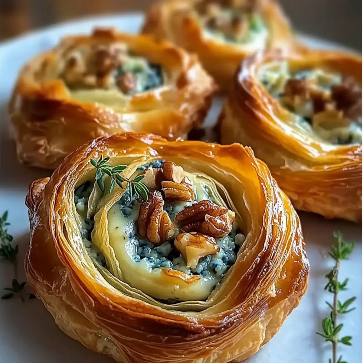 Blue Cheese Walnut Thyme Puff: A Flaky Culinary Delight 3 80c35258 8cdd 4459 9c89