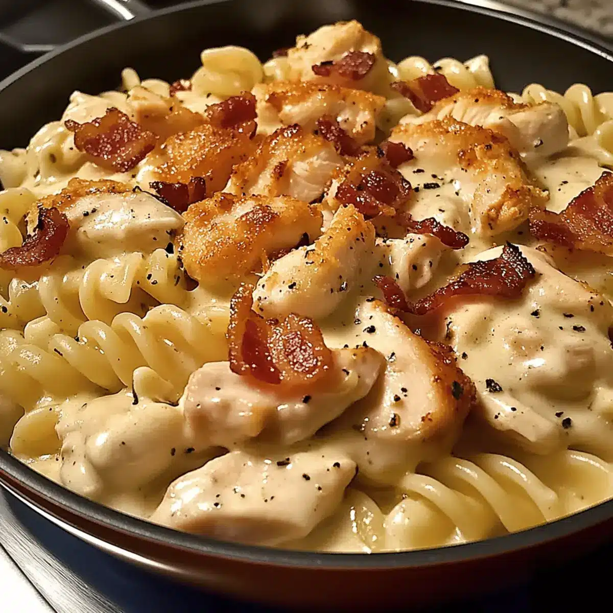 Chicken Bacon Ranch Pasta jahjsk