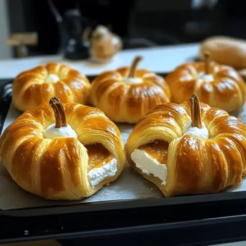 Crescent Pumpkins with Cream Cheese and Pumpkin Pie Bliss 8 Crescent Pumpkins with Cream Cheese and Pumpkin Pie