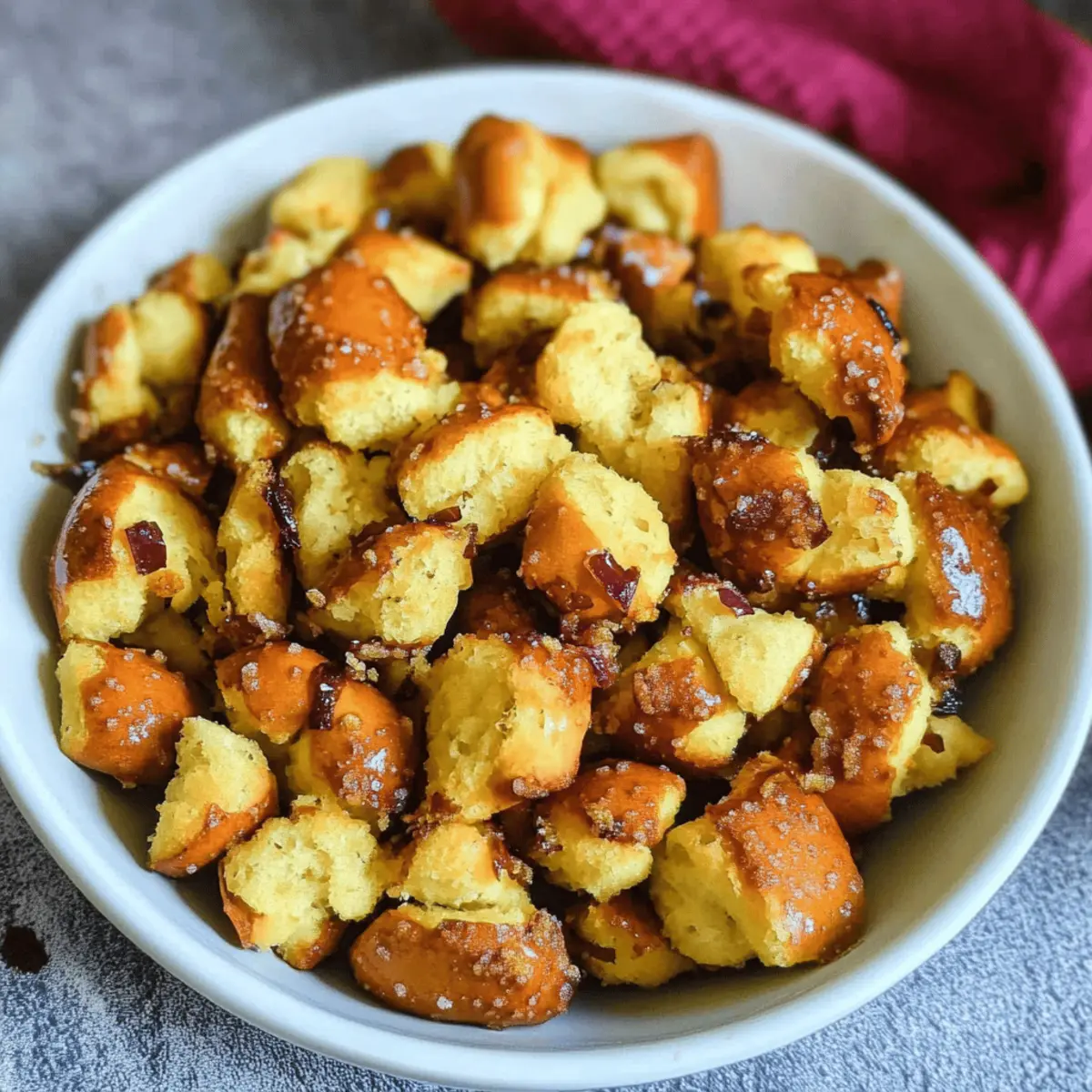 Honey Mustard Onion Pretzels oeqnrs